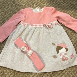 Mayoral Knit Dress with matching headband